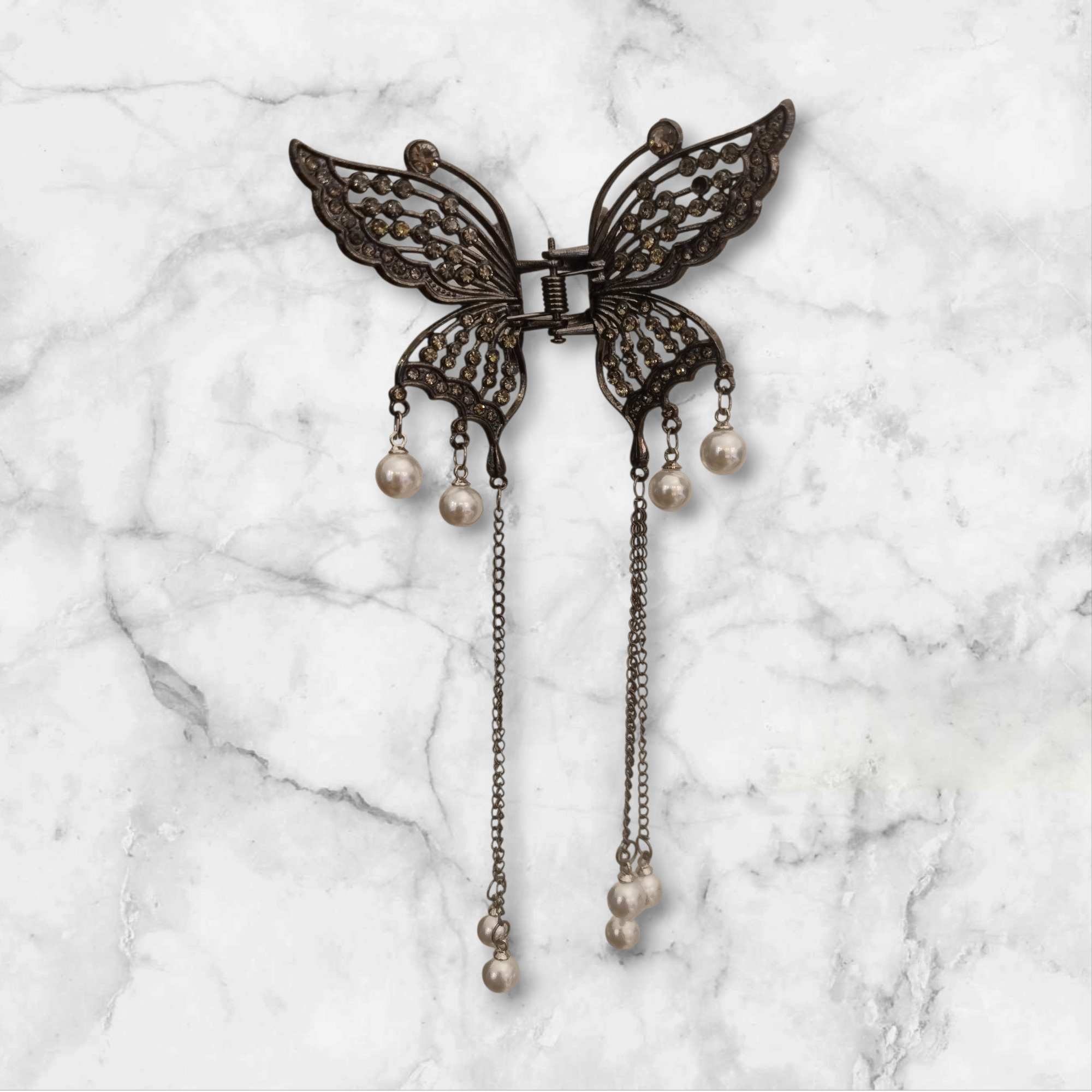 Pinza Geométrica Oro Rosa